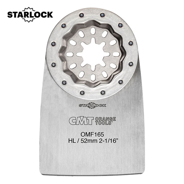 CMT 52mm Flexible Scraper Blade for all materials, STARLOCK, 1-pack