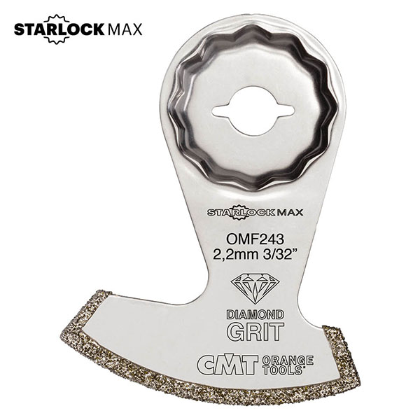 CMT 52mm Diamond coated Extra-Long Life Segment Saw Blade, STARLOCK, 1-pack