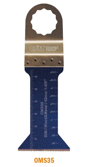 CMT Multiblad BIM, OMS35, 5-Pack Trä & metall,  42x68 mm, 18 TPI