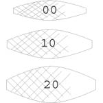 Lamello kex 10, 53x19x4mm, 1000st/frp