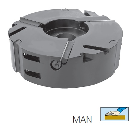 Falsfräs med vändskär i HM D180 b50 d30 z3+3