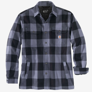 CARHARTT® Hubbard Sherpa Lined Shirt Jac, Folkstone Gray