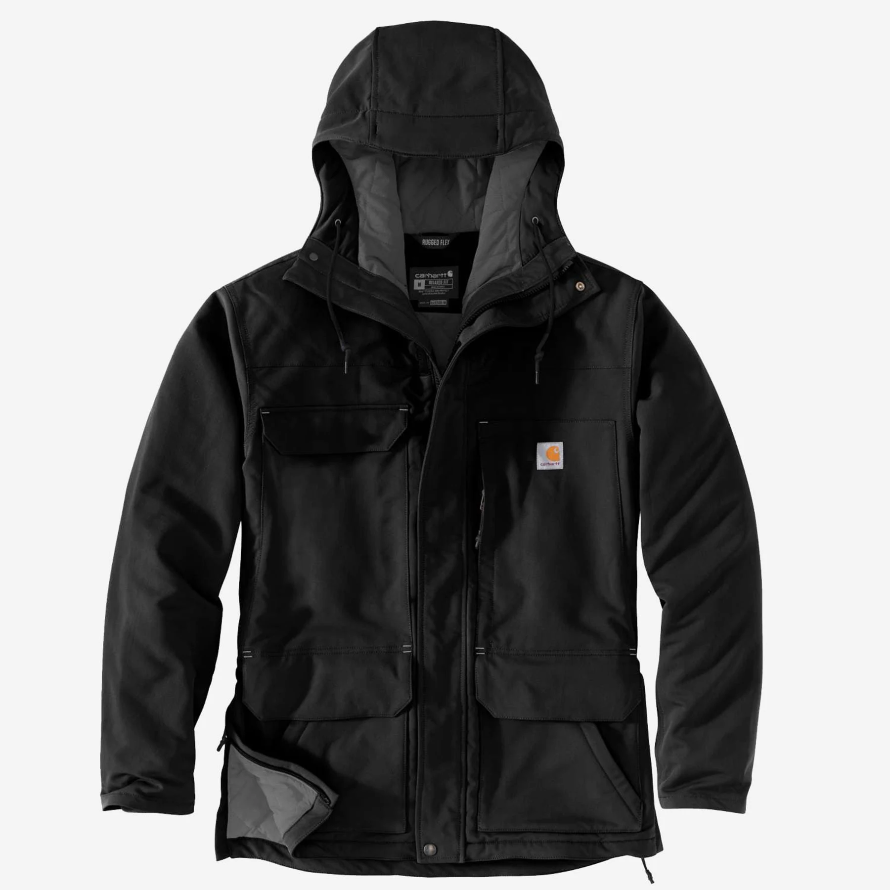 UTFÖRSÄLJNING! Carhartt® Super Dux Bonded Chore Coat, Black Fodrad Vinterjacka