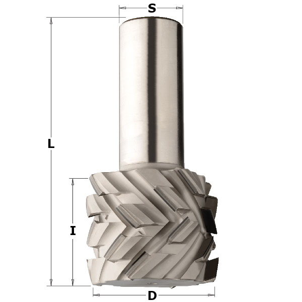 CMT Diamant traktorfräs D50 I23 L80 S25x55 Z3+3 (9 DP)