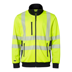 1529 Sweat Fluorescent yellow/navy varseltröja