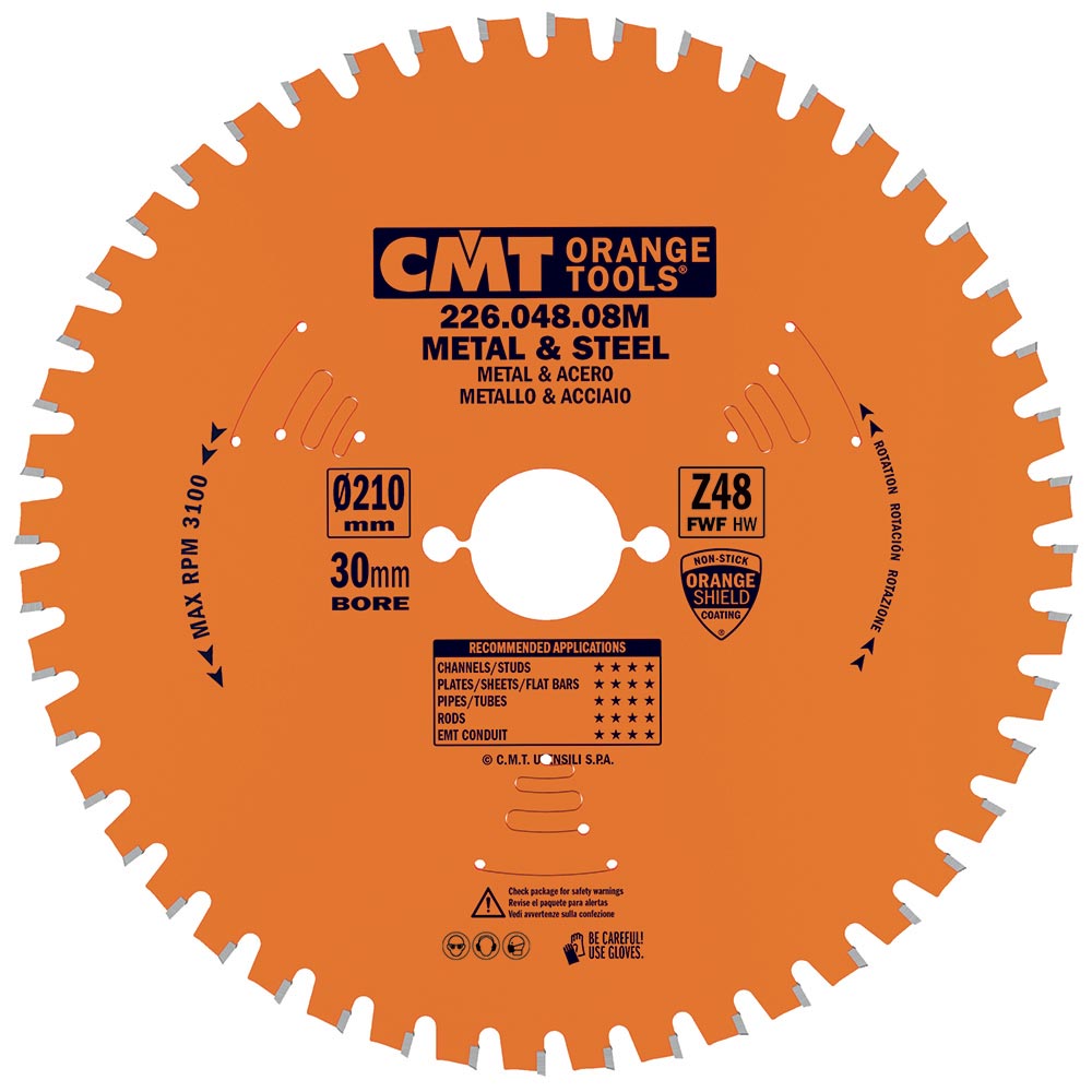 CMT Dry Cut Sågklinga D203 d15,87 Z48 K2,2 P1,8