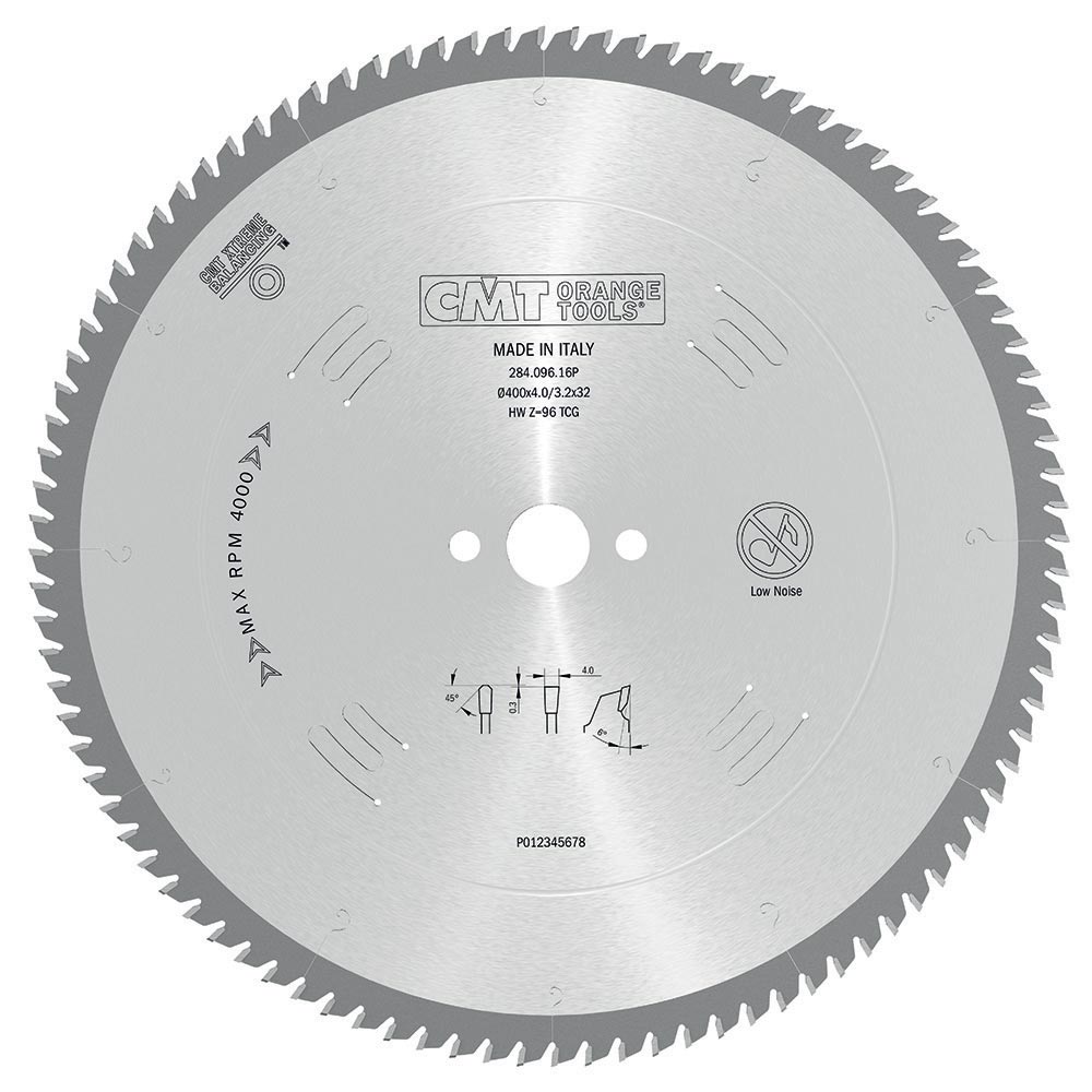 CMT Klinga alu,plast D400 Z96 d32 K3,8