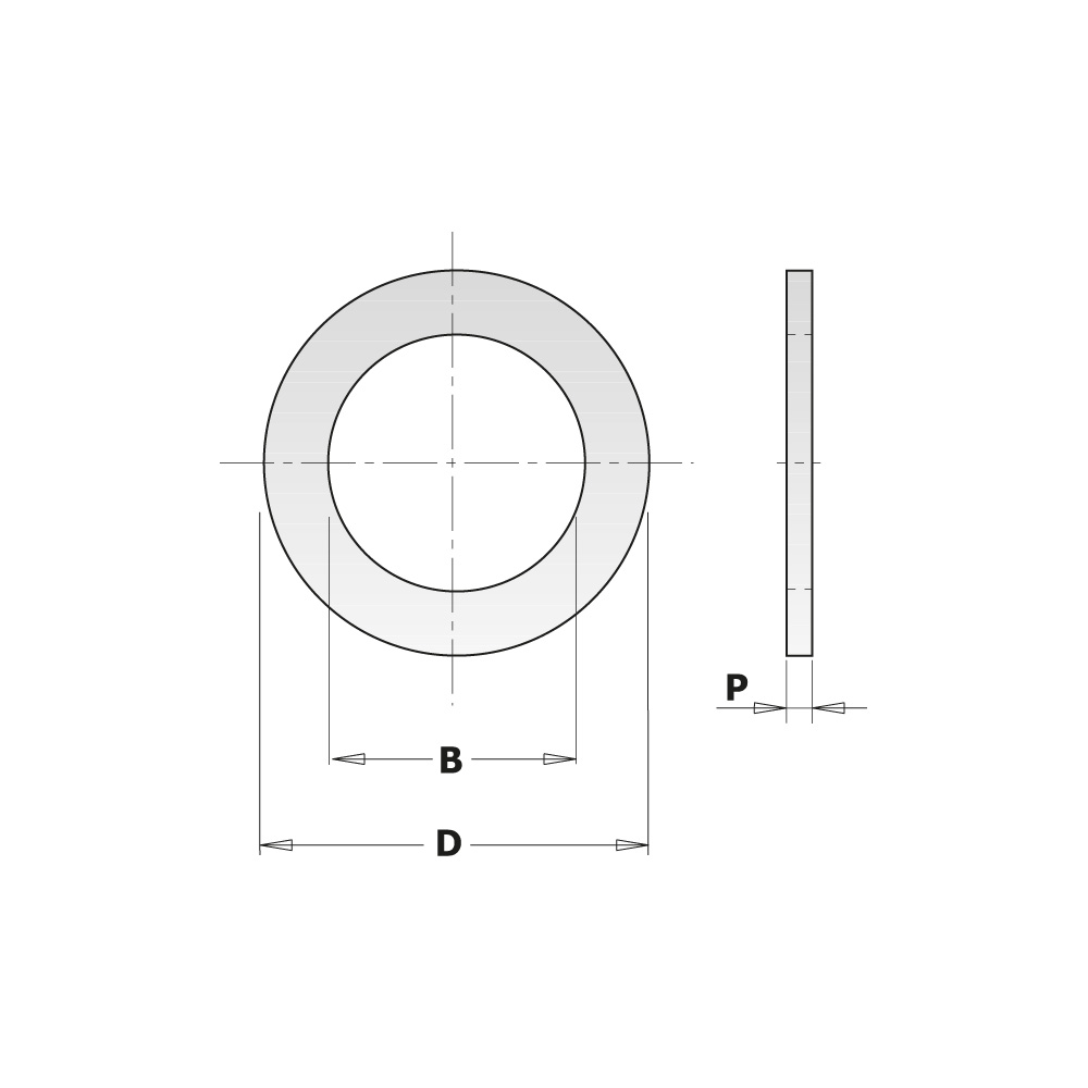 CMT Reduktionsring D35 b32 P2,0