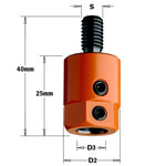 CMT Adapter D19,5 d10 sm8 RH