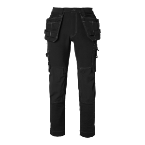 306 Craftsmen Trousers Stretch Svart