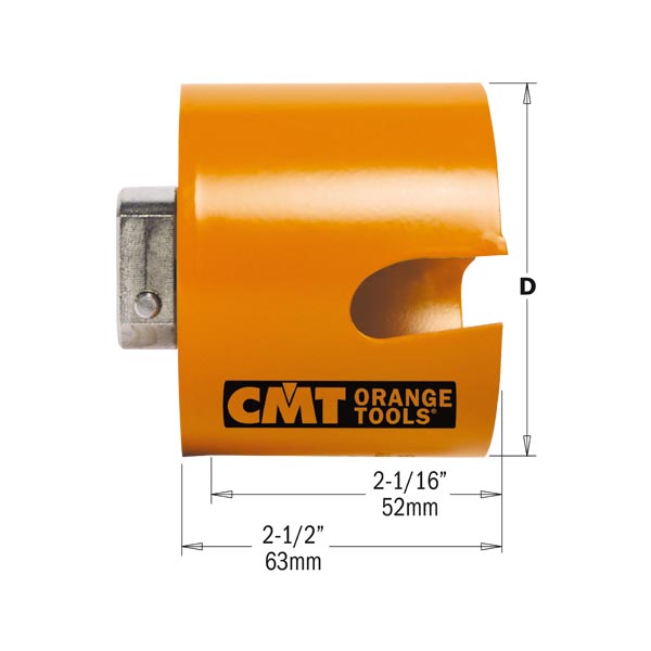 CMT Hålsåg CMT FASTX4  HM (Trä, plast mm) Ø118,  Z=5,  6-kanthål 13