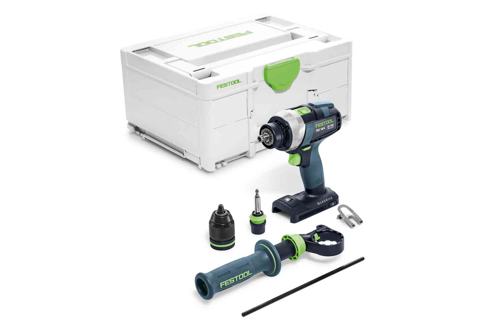 Festool Skruvdragare TDC 18/4 I-Basic QUADRIVE