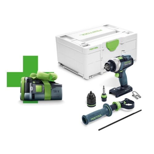 Festool Skruvdragare TDC 18/4 I-Basic + batteri på köpet!