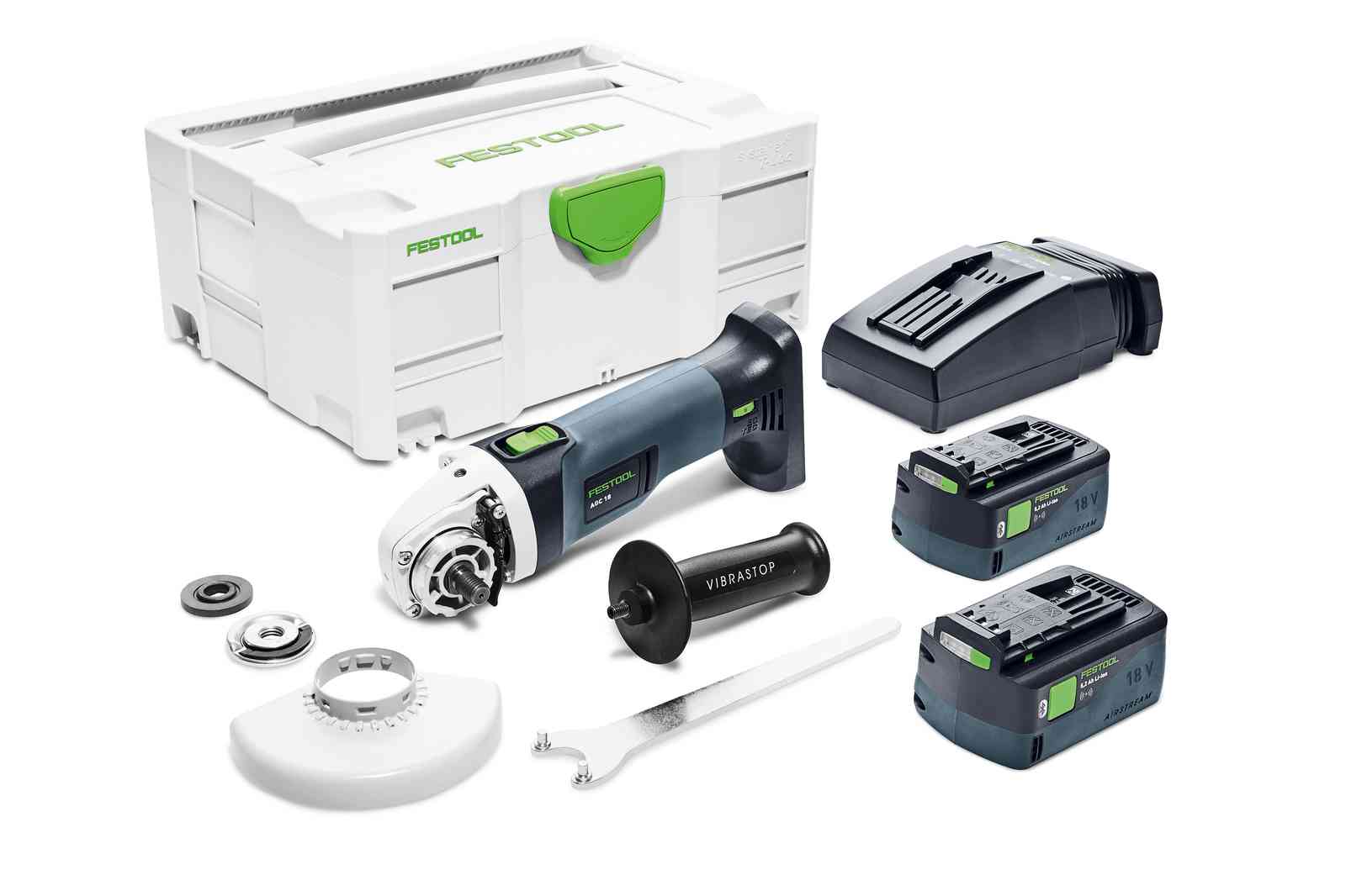 Festool Vinkelslip 18 V AGC 18-125 Li 5,2 EBI-Plus