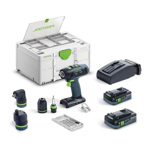 Festool Skruvdragare T 18+3 HPC 4,0 I-Set