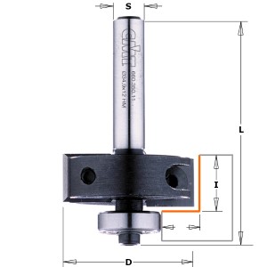 CMT Falsfräs v-skär D34,9 I12 S8 L55 H9,5