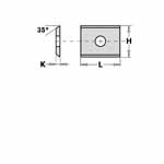 CMT vändskär 20x12x1,5