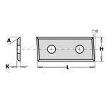 CMT vändskär 28,3x12x1,5