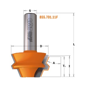 CMT Geringslimfogfräsar HW Z=2 sats 2-delar Ø37,3x22,2/60,3  S=12,7, 22,5°