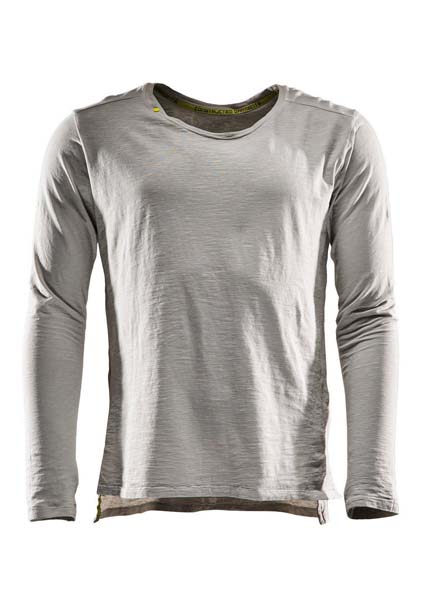 Monitor Comfort tee LS, T-shirt long sleeve, Lunar rock grey