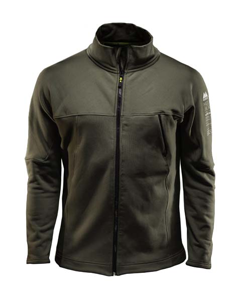 Monitor Midlayer jacket, Thinner jacket, Burnt olive green