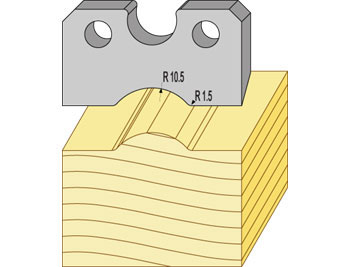 Profilstål 94241 21mm rundstav