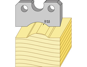 Profilstål 94245 27mm rundstav radie 13,5