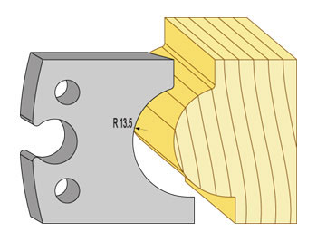 Profilstål 94246 27mm rundstav radie 13,5