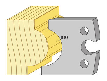 Profilstål 94247 27mm rundstav radie 13,5