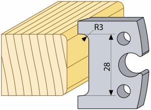 Profilstål 94248HSS 28 mm radie 3