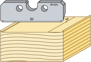 Profilstål 96008 60mm HSS18%