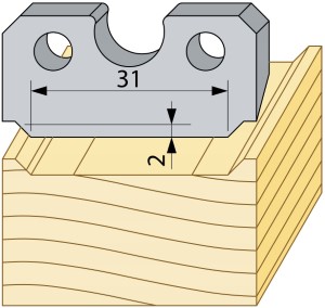 Profilstål 94698 40mm Lockläkt