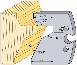 Profilstål skugglist 33x43mm