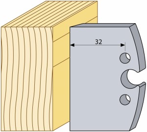 Profilstål rak 32mm