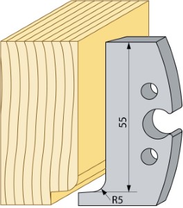 Profilstål 96087HSS L60 R5 I55