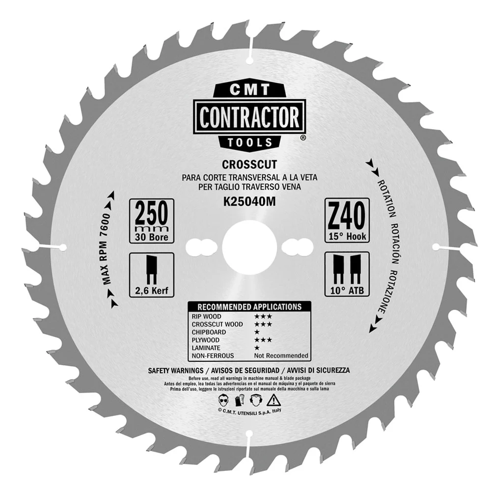 CMT Byggsågklingor HW Klyv & Kap D216 3-pack